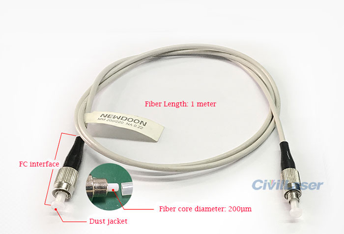 638nm pigtailed laser